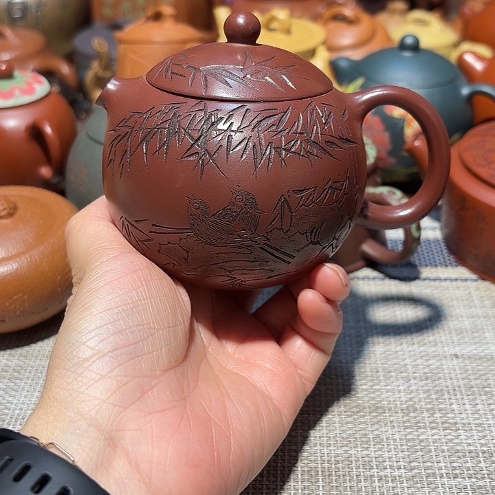 茶壶紫砂原矿宜兴紫砂微瑕