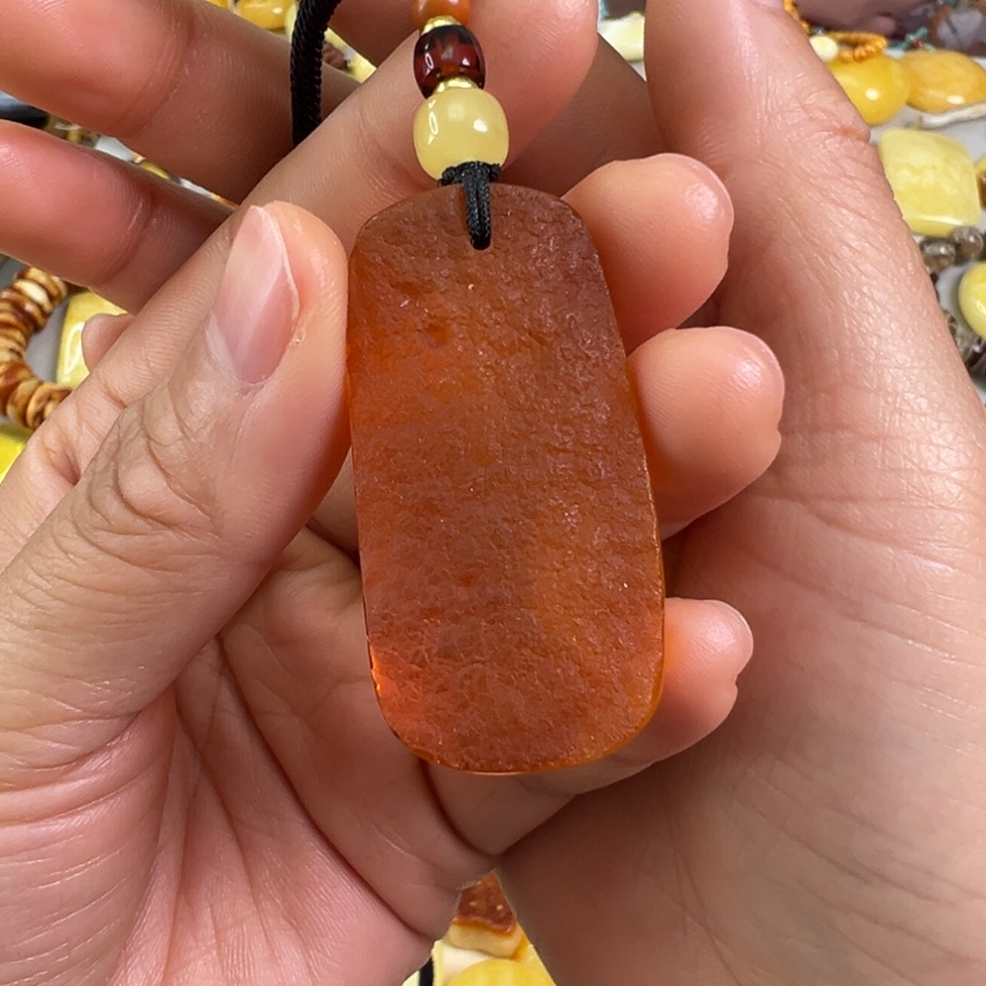 蜜蜡裸石未镶嵌琥珀