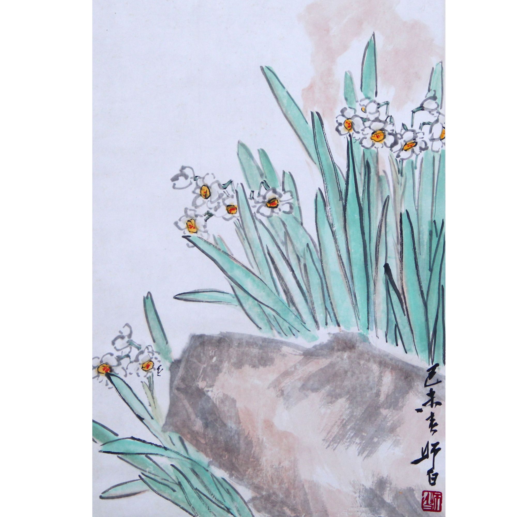 11有证书 loushibai 花卉 68*45.5cm 约2.7平尺 立轴