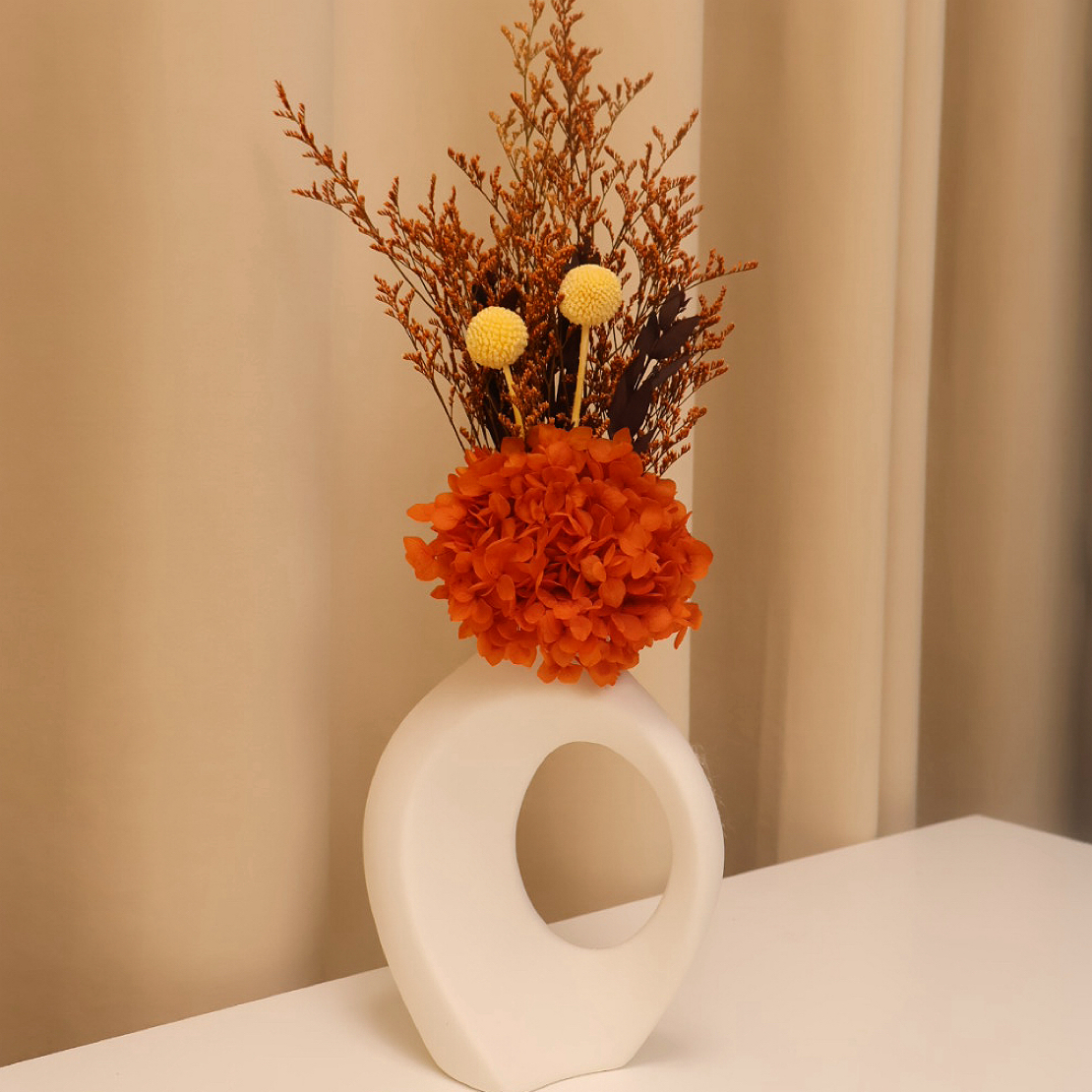 可摆放三至五年的真花 艺术简约真花永生花