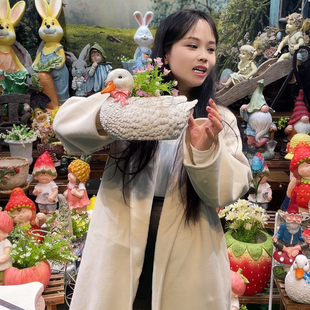 摆件花园摆件红红火火