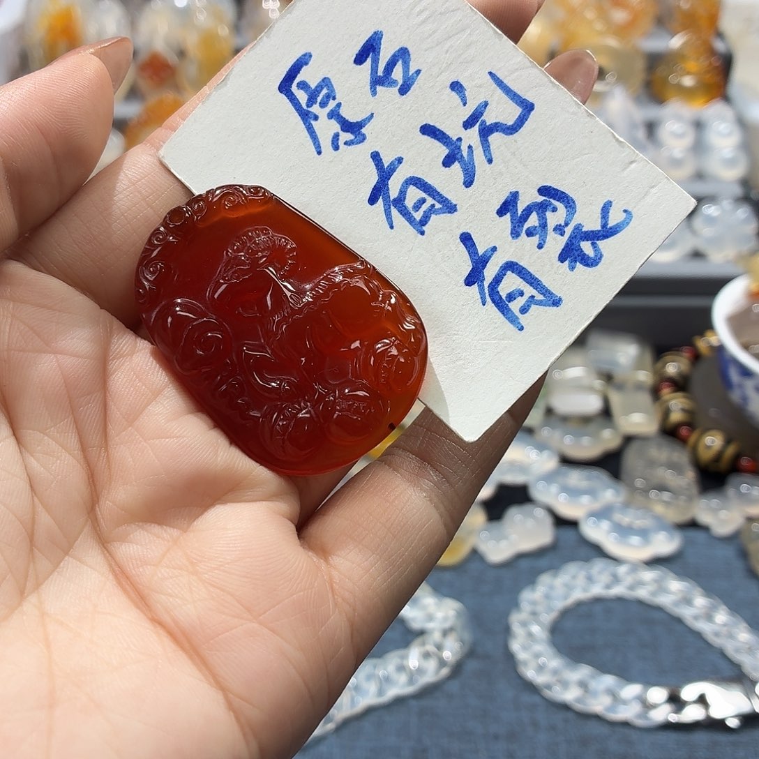 玛瑙/玉髓未镶嵌吊坠(不含链)