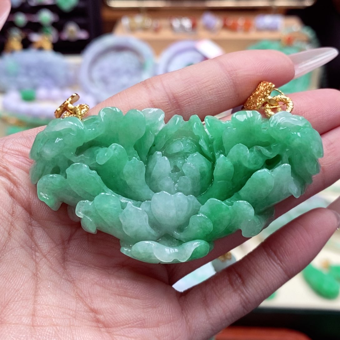 颈饰未镶嵌翡翠翡翠吊坠