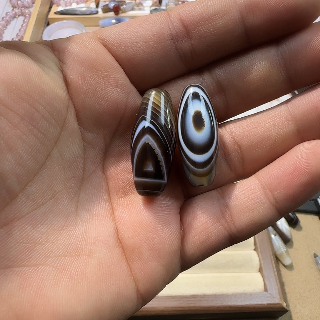 七***爸玛瑙/玉髓未镶嵌颈饰