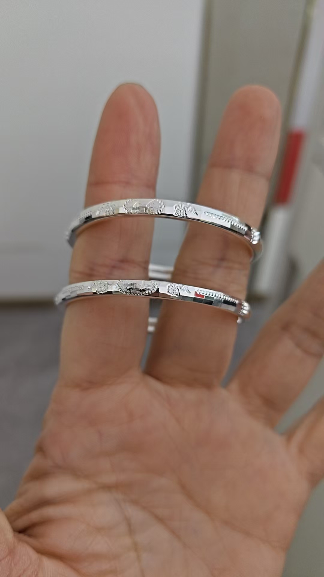 足银手镯 足银童镯非质量问题不退不换