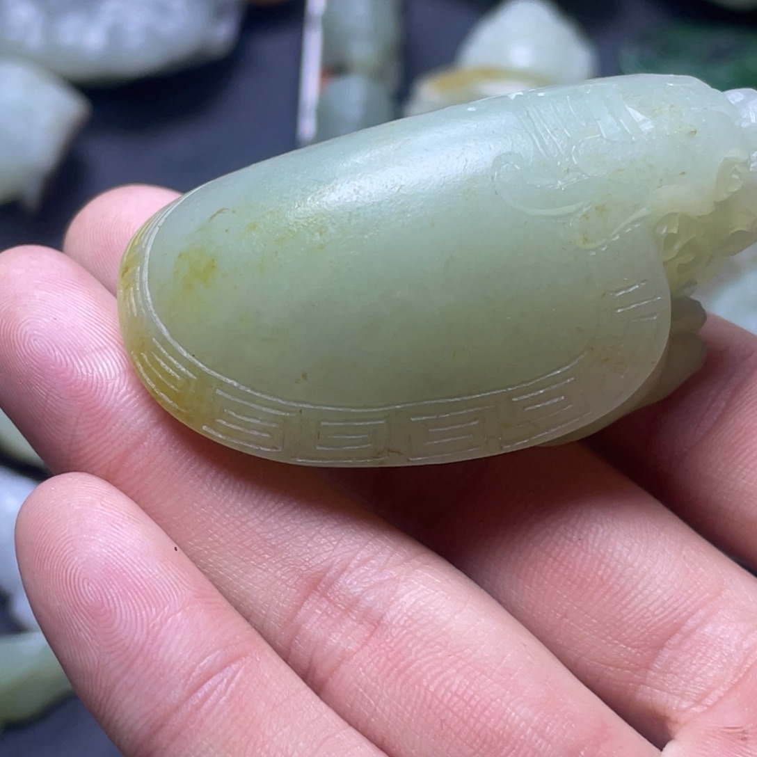 吊坠(不含链)未镶嵌和田玉