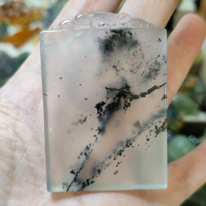 岫玉未镶嵌挂坠款式