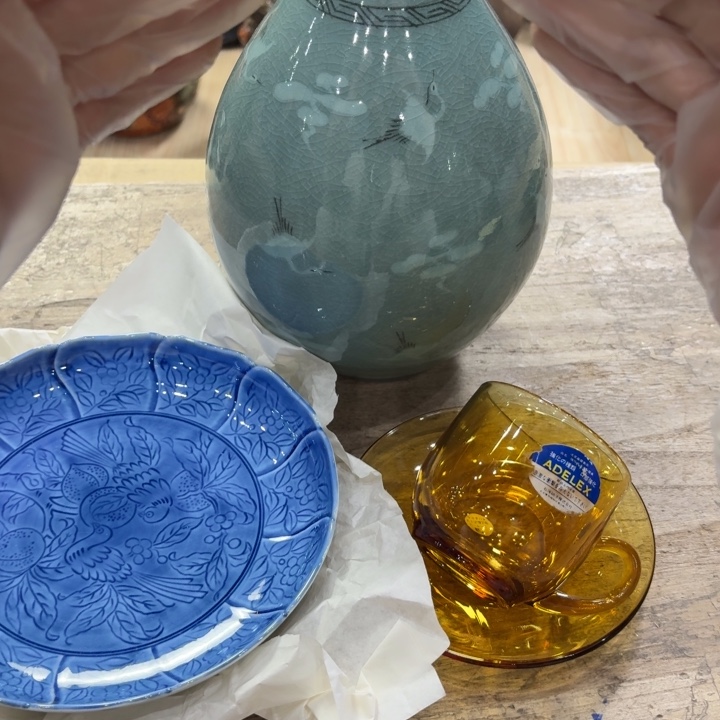 陶瓷古美术置物摆件