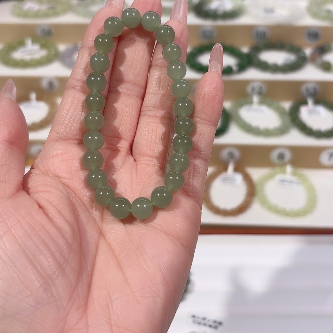 和田玉手链未镶嵌嗯****1V