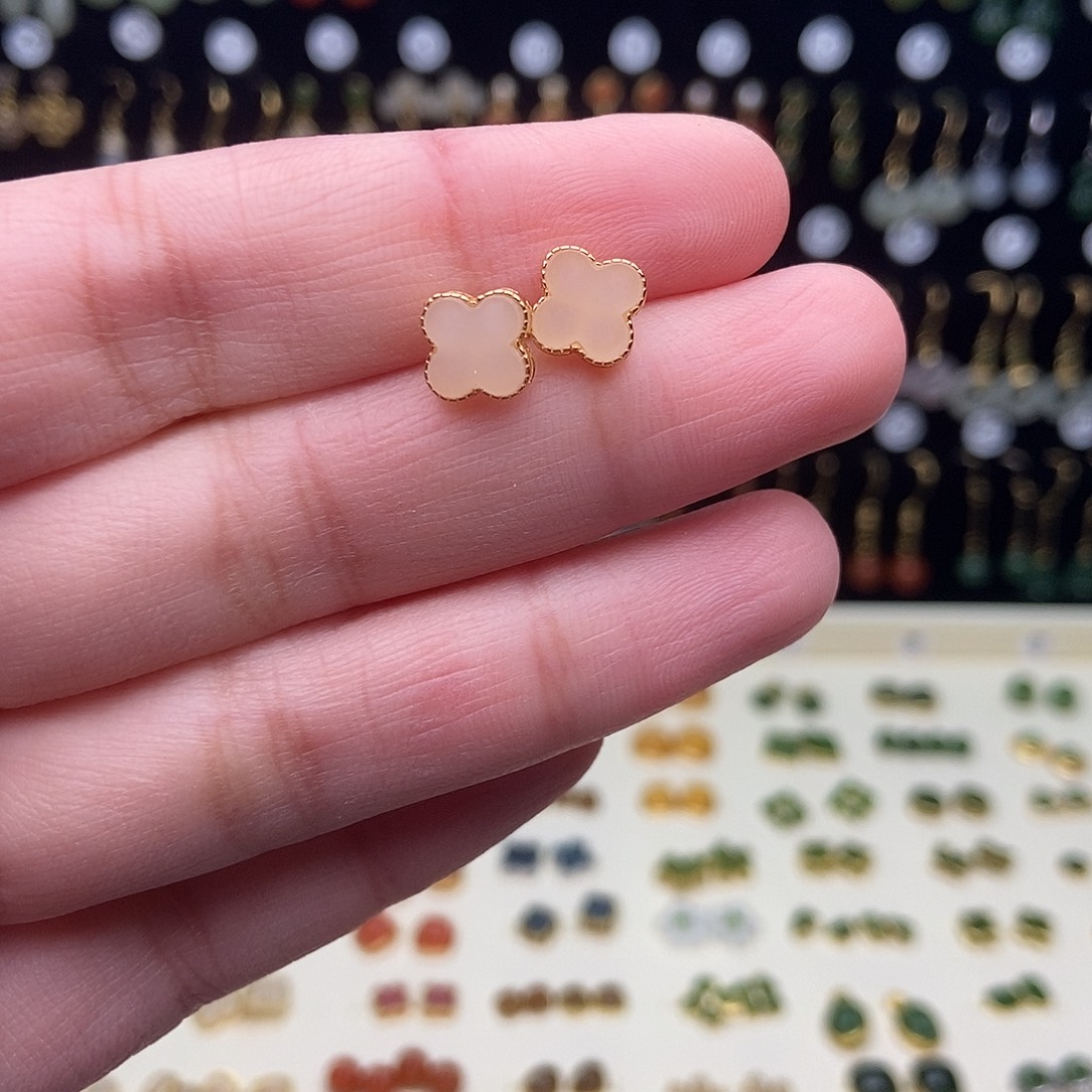 和田玉银S925镀金镶嵌颈饰