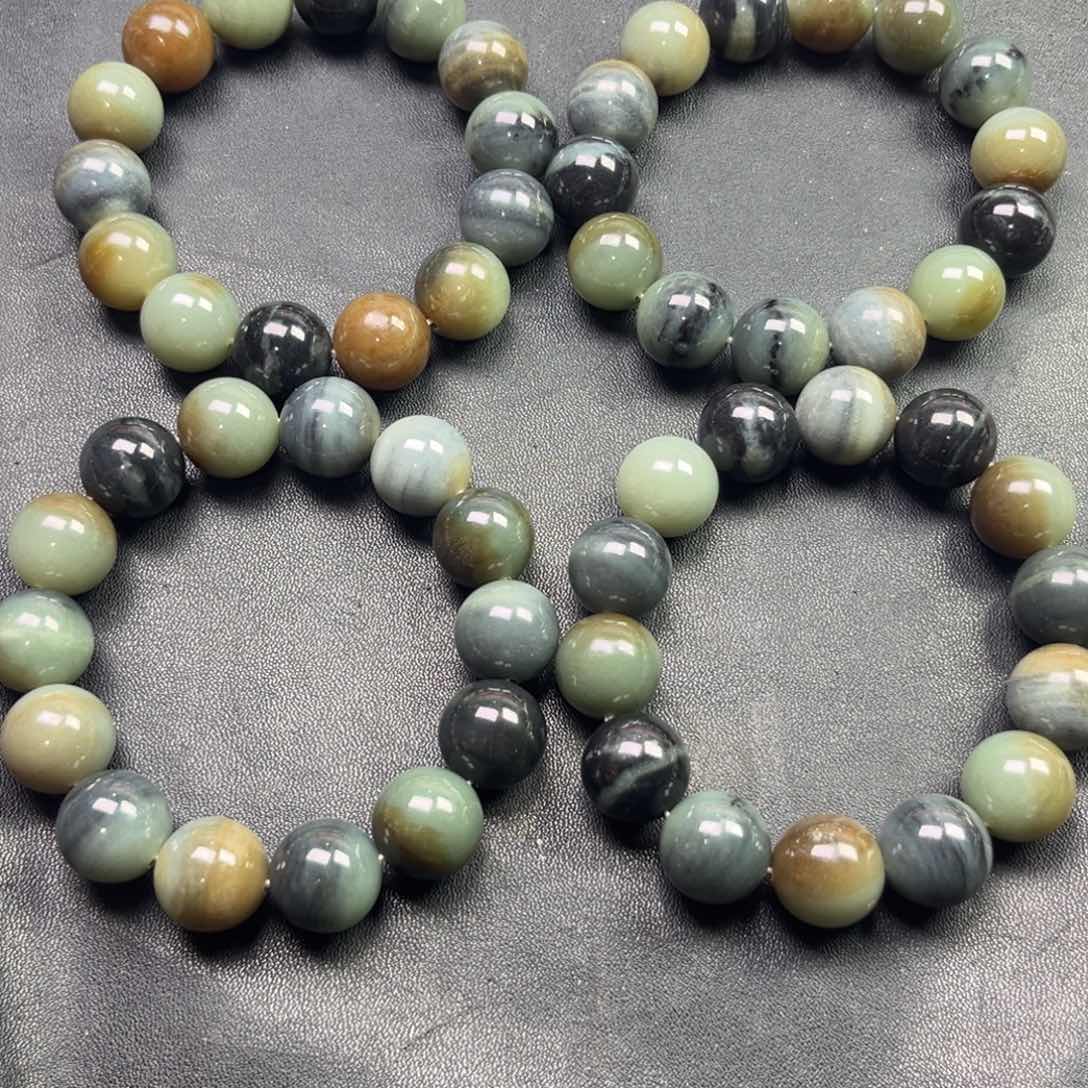 和田玉手链未镶嵌多样性拍一发一新疆楼兰手串卡16货头