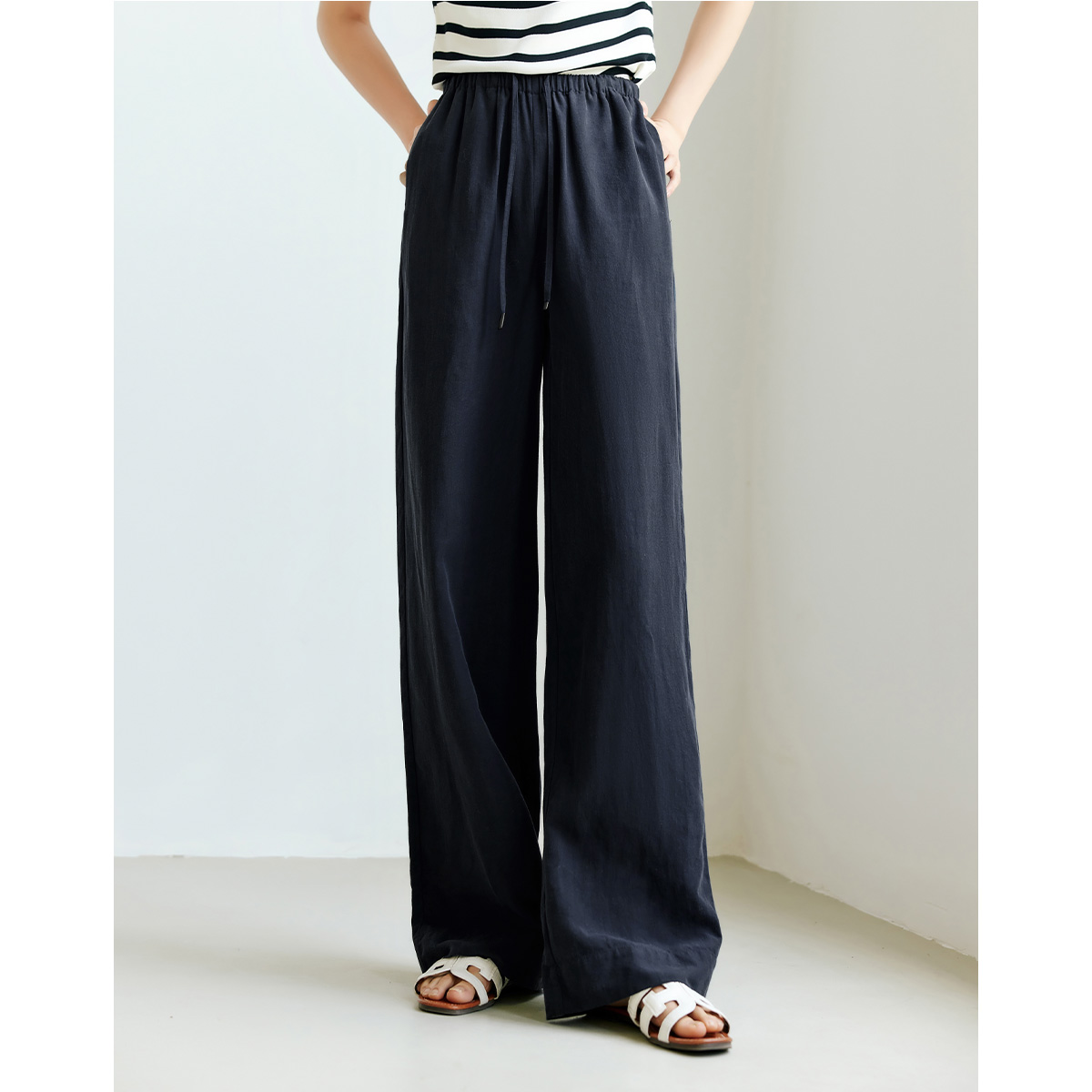 【茉茉专属】朗文斯汀百搭休闲裤显瘦休闲裤DZMK4204D12331