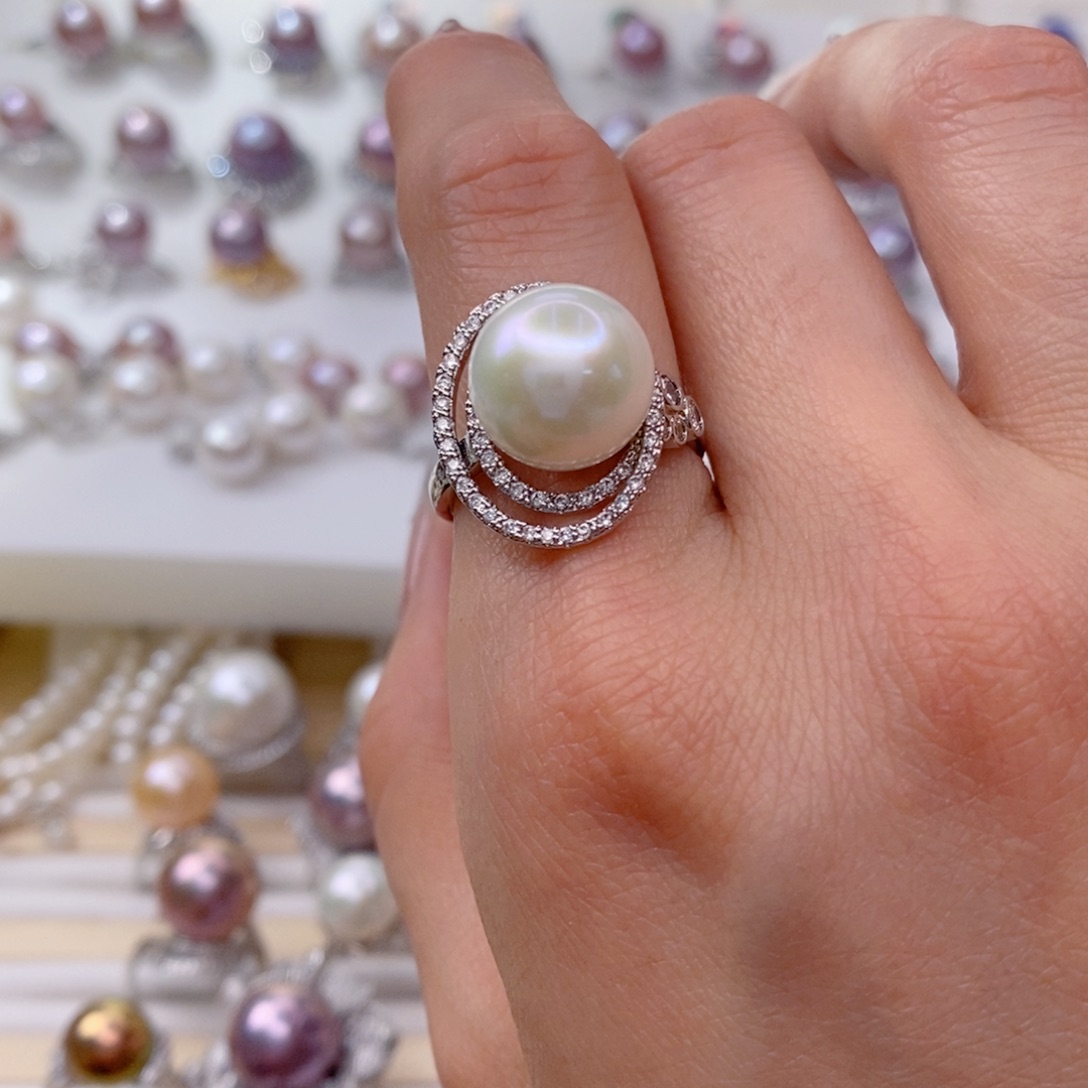 戒指未镶嵌淡水珍珠
