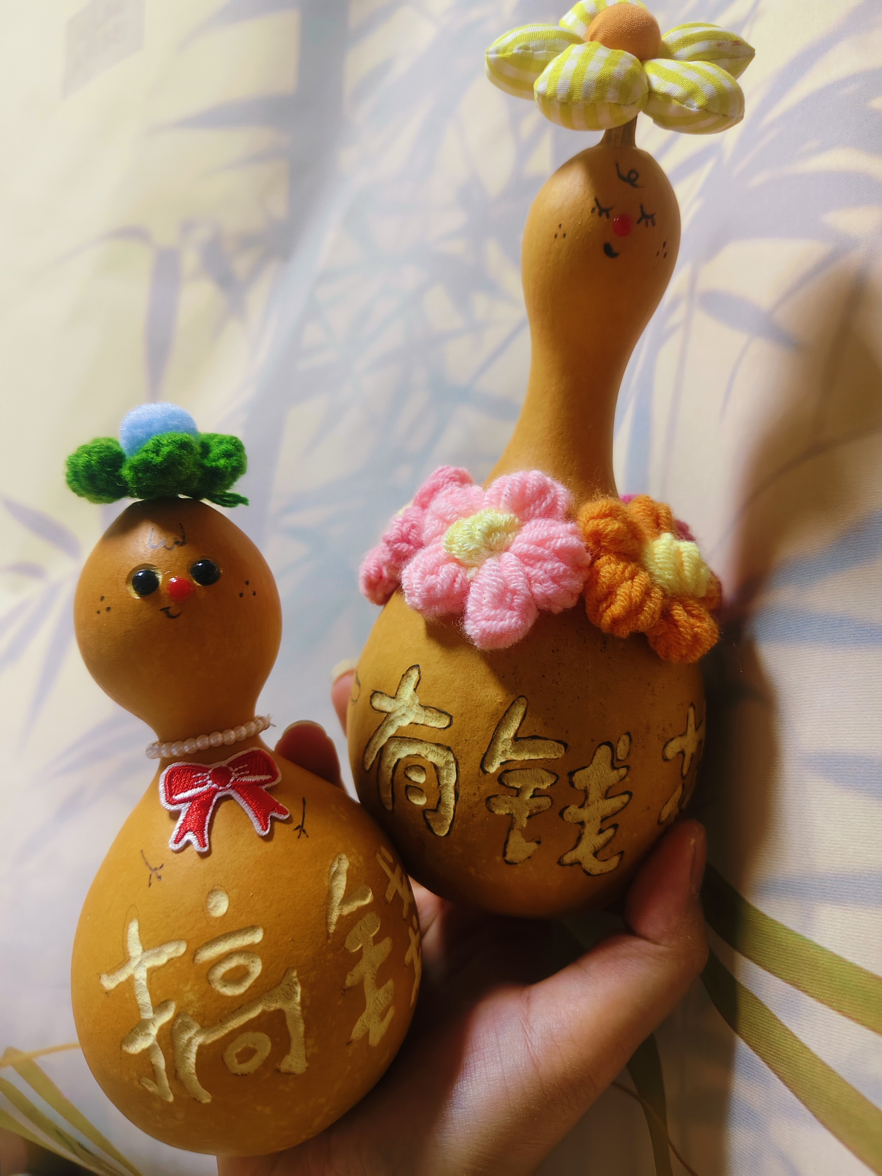车载解压好物一物一图文玩葫芦手把件拨浪鼓
