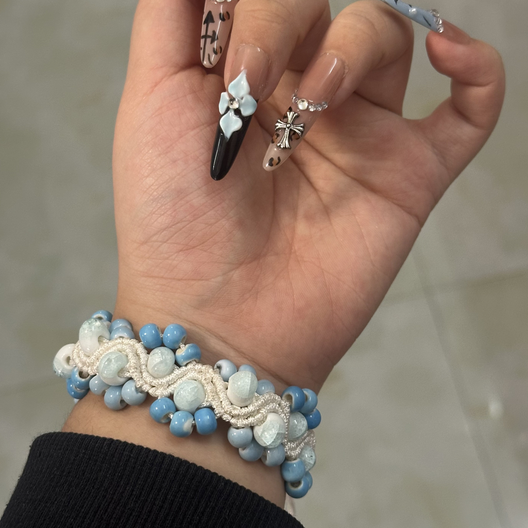 景德镇陶瓷手串呀纯手工