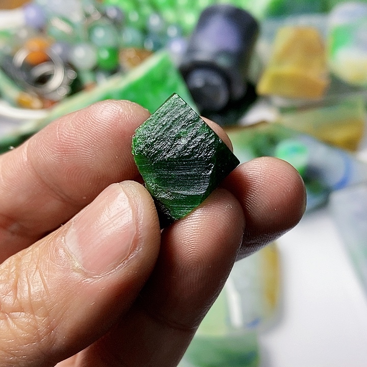 翡翠散珠天然翡翠A货