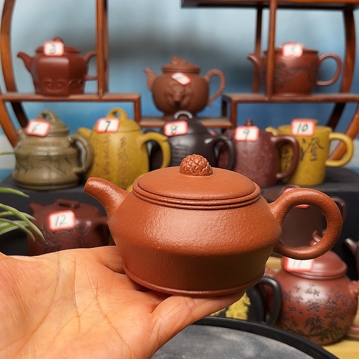 茶壶紫砂微瑕不带证书礼盒150cc