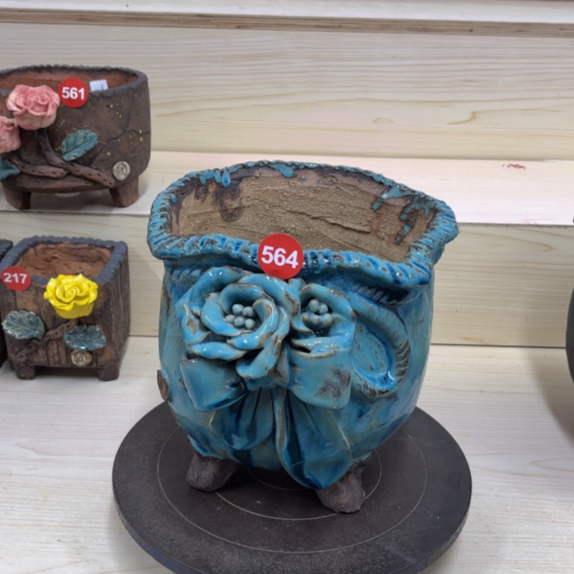 【闪购商品】紫砂花盆564号内口18×17外高20