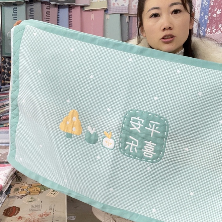 棉特价促销绿色平安喜乐