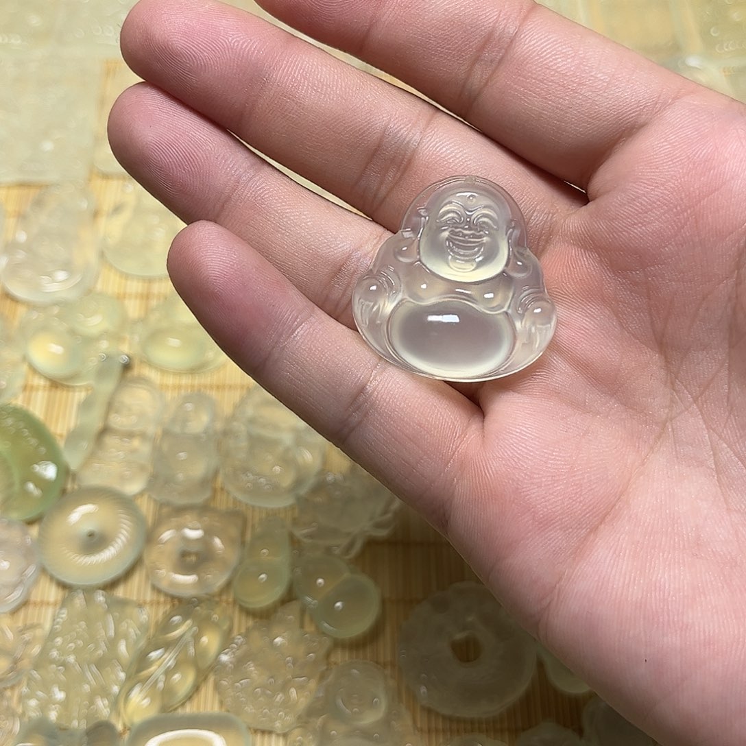 ****黑岫玉未镶嵌颈饰吊坠