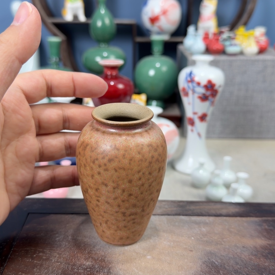 陶瓷手工小花器摆件