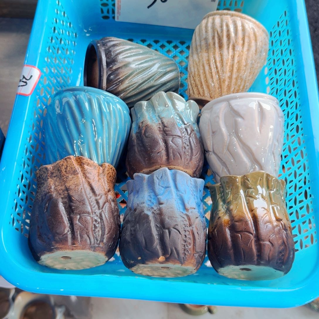 紫砂花盆粗陶盆醋