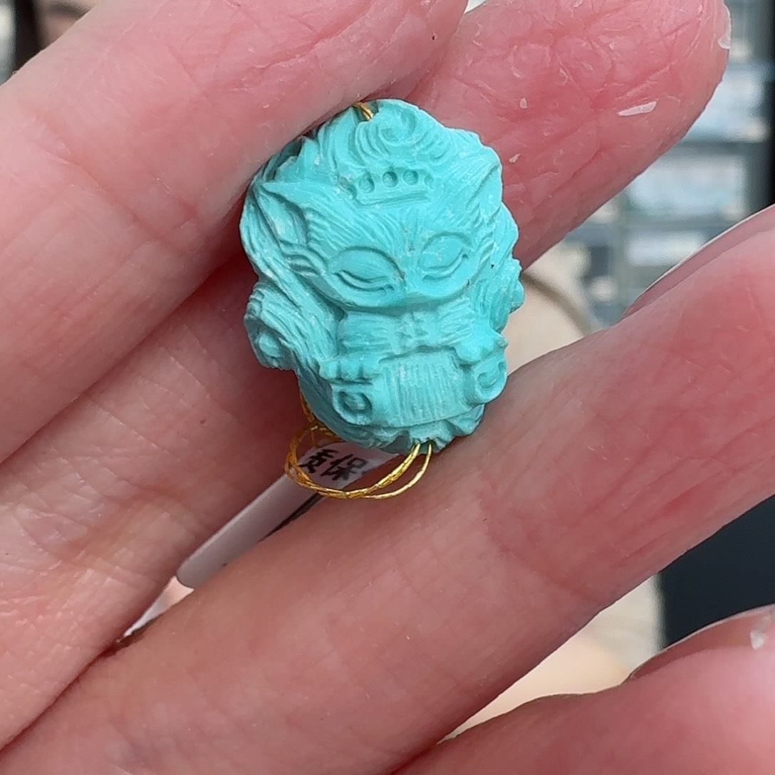 绿松石珠宝奇石未镶嵌