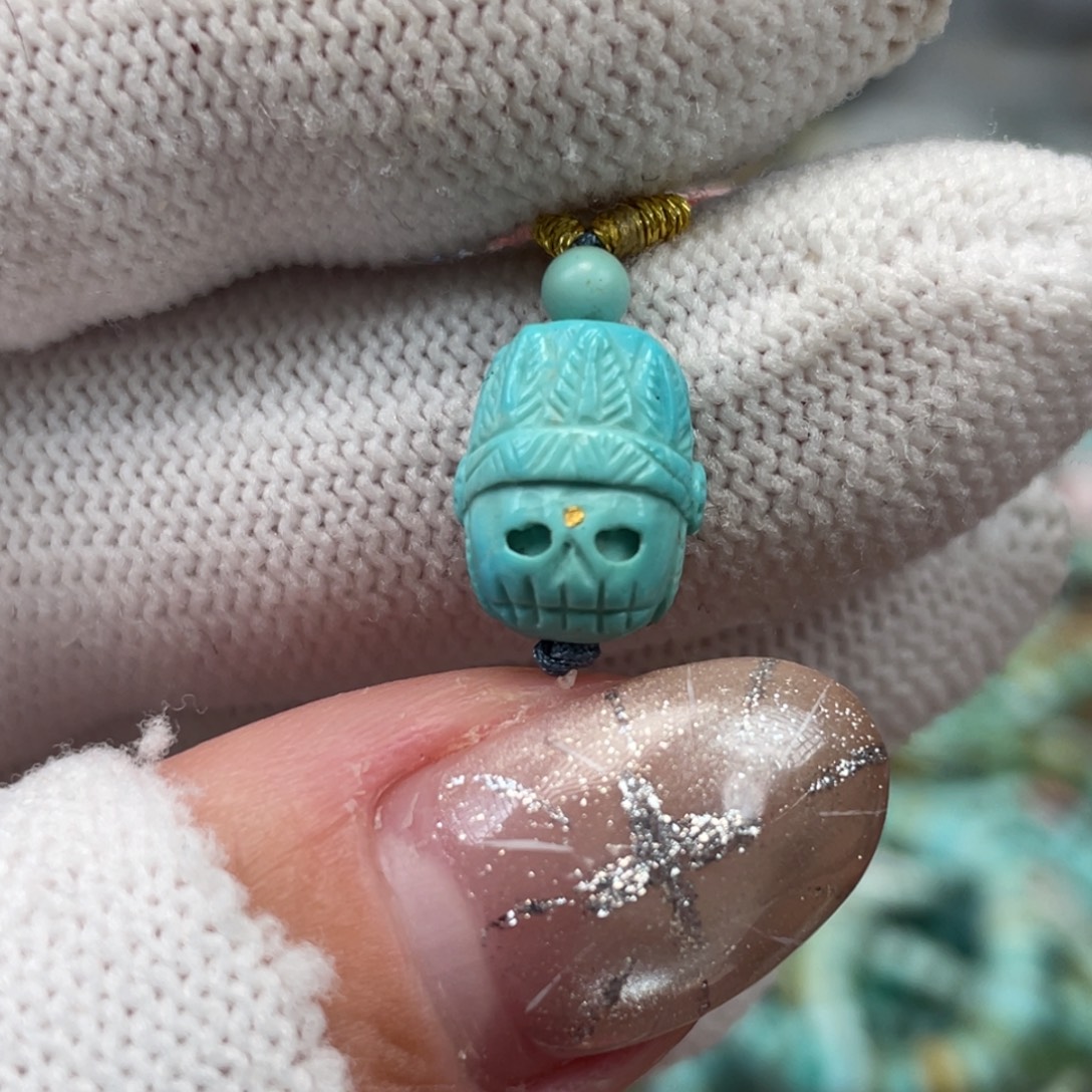 绿松石未镶嵌挂件