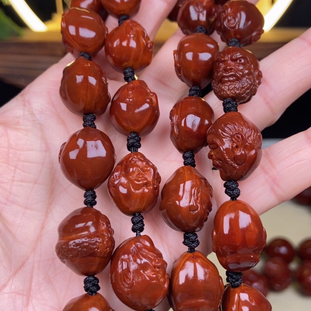 橄榄核吊坠微*罗汉脖挂