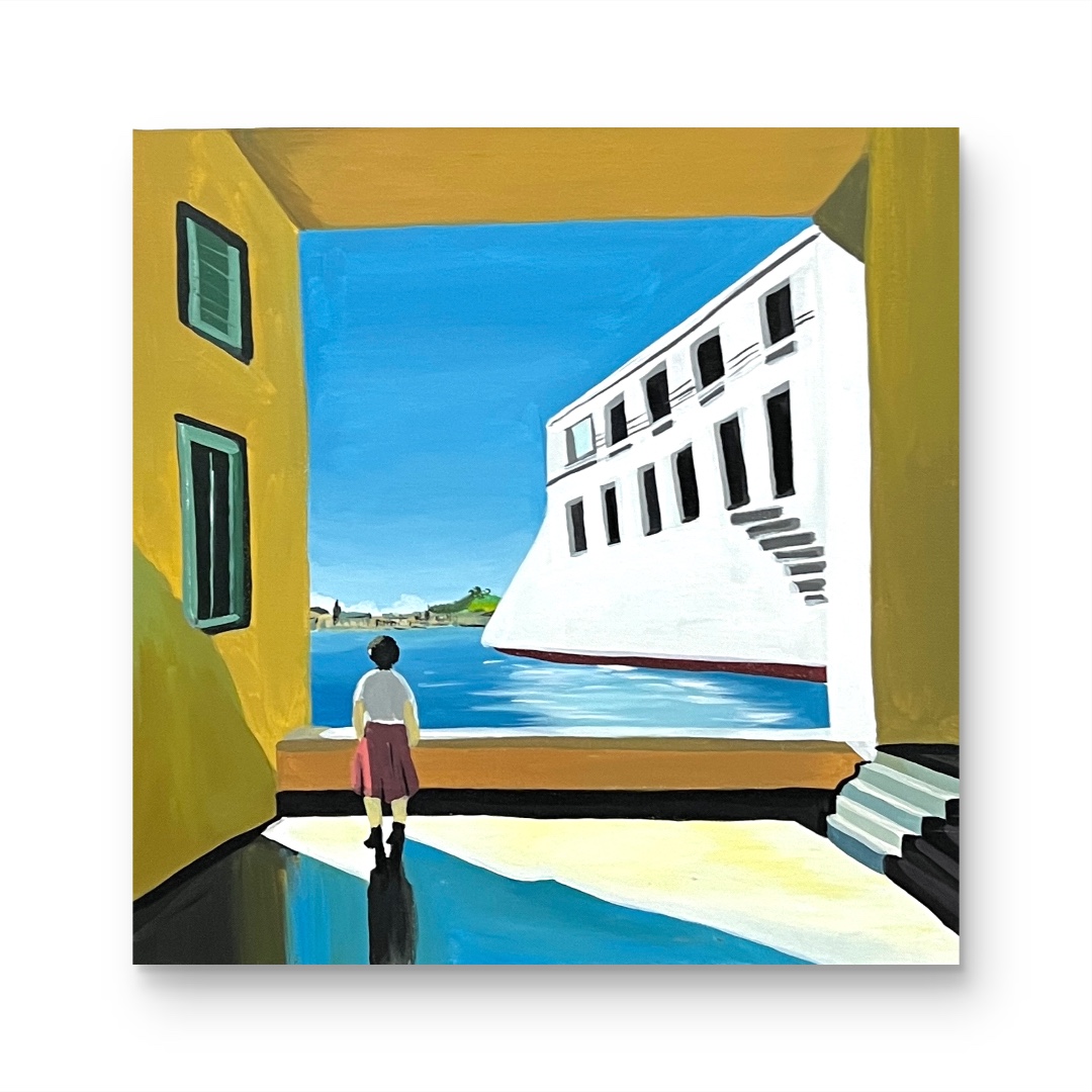 【远航】 原创手绘挂画 “50*50” No.1367