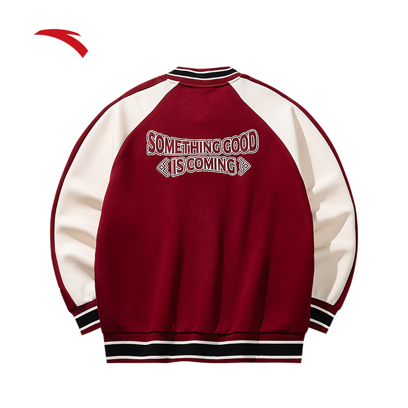 安踏【王一博同款】好事发生丨新年球服男女美式外套152618709S