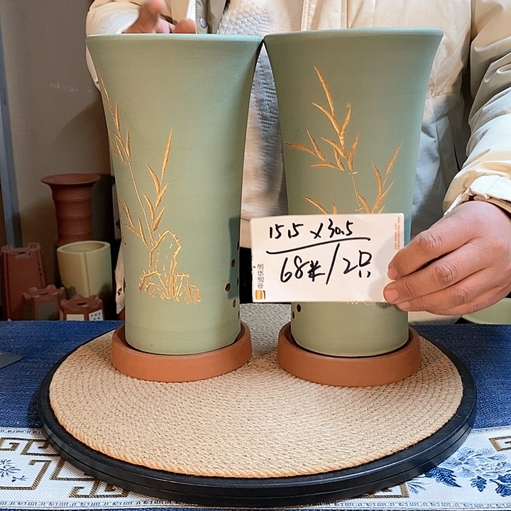 紫砂花盆紫砂花盆