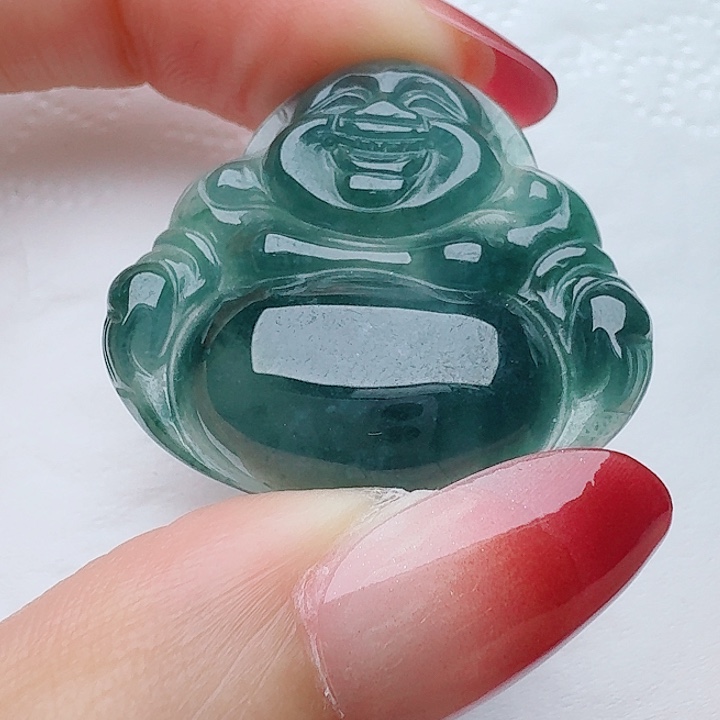 颈饰未镶嵌翡翠天然的A货翡翠多样性发其一