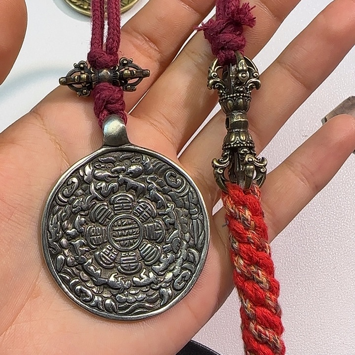 、***涛核桃手串/手链藏传工艺品九宫八卦