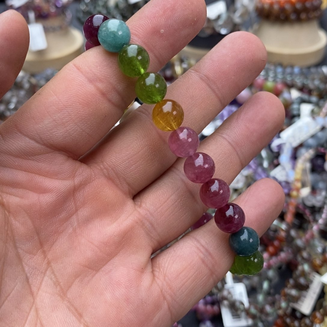 碧玺手链未镶嵌手链
