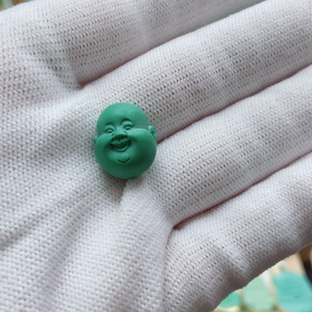 绿松石未镶嵌弥勒