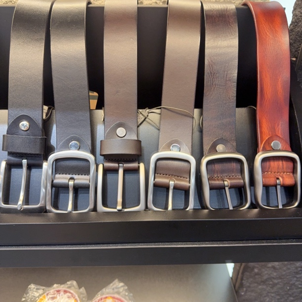 食草堂手工制作 针扣腰带