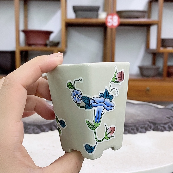 紫砂花盆瑕疵7-5。。。。