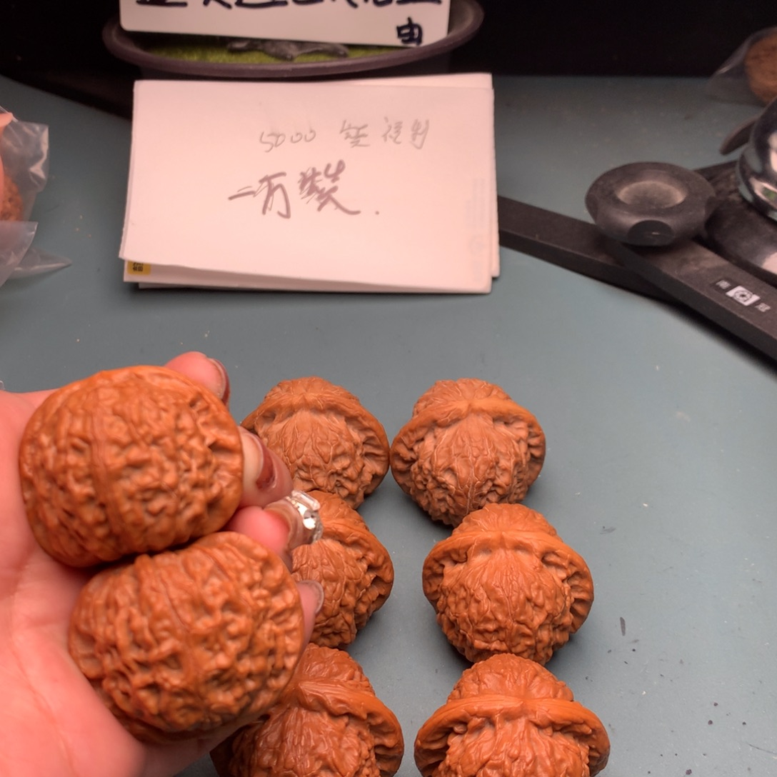 文玩核桃把件金麒麟4041