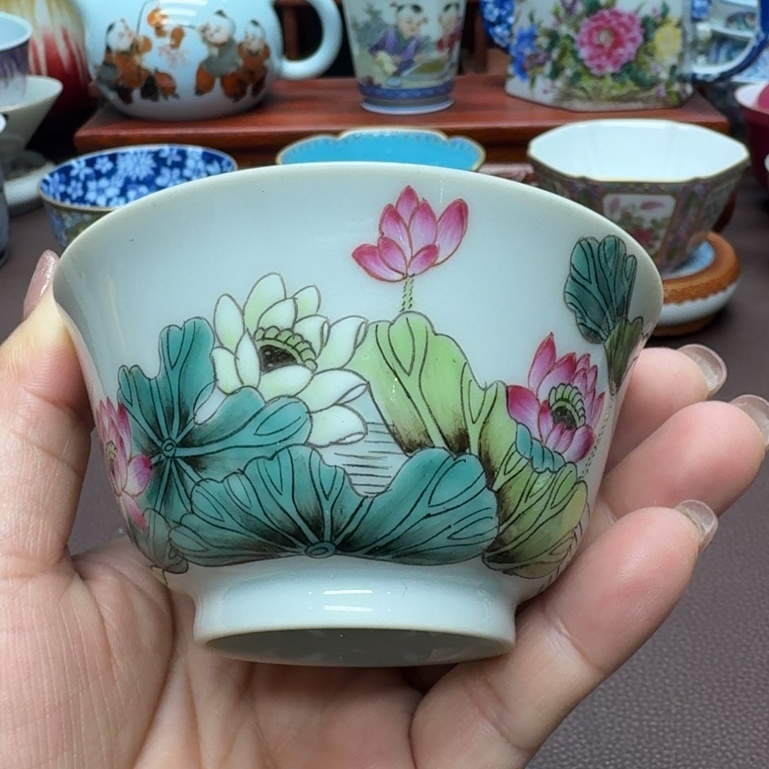 瓷片景德镇仿古手工制作精品展示