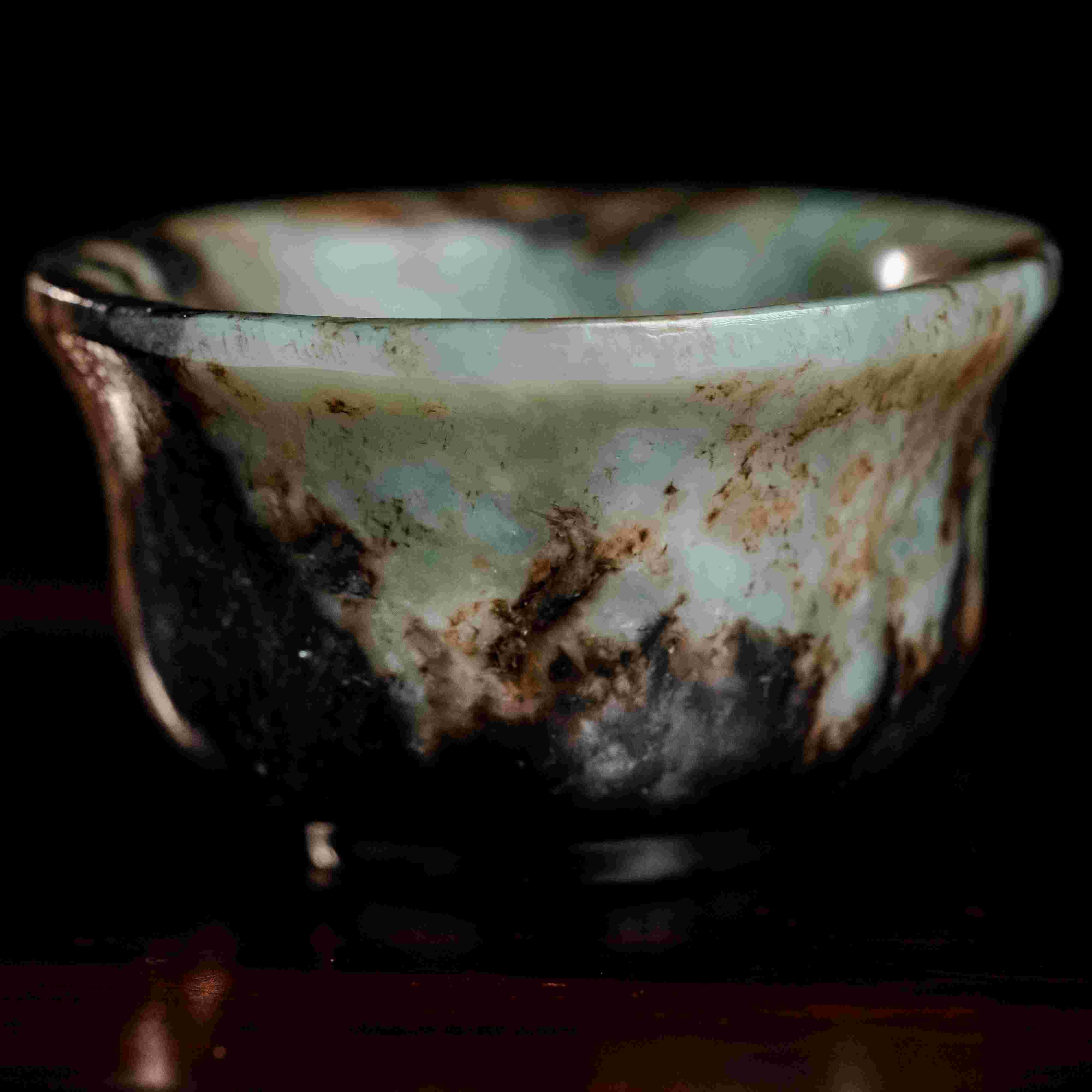 明代和田玉玉杯-NX