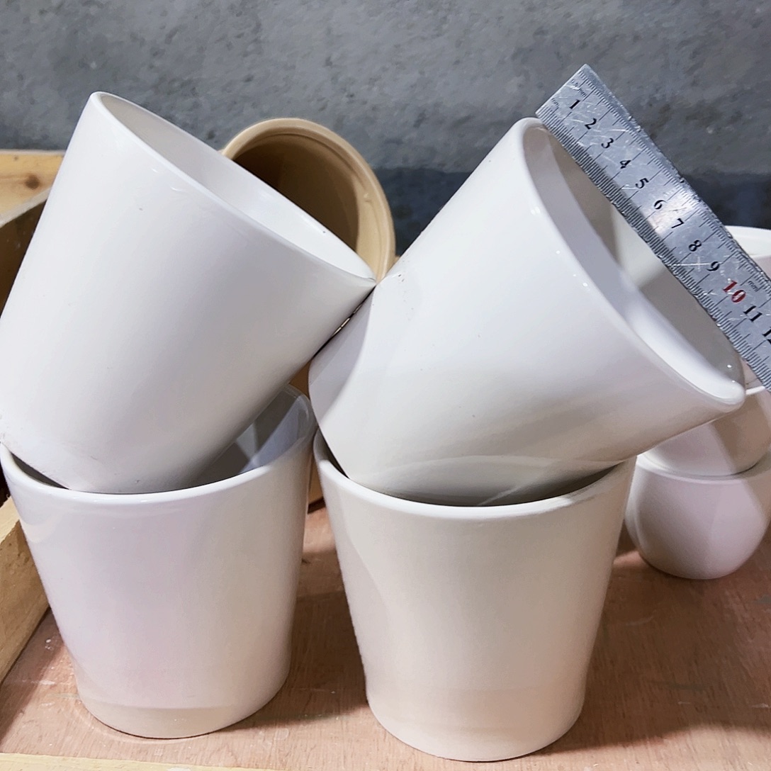 有孔，外贸尾单陶瓷花盆凑单10米包邮四个