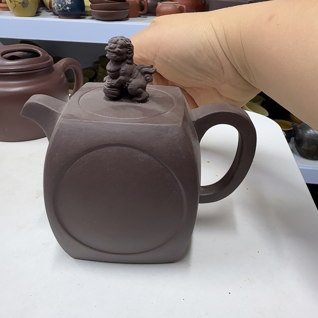 茶壶紫砂宜兴紫砂壶瑕疵处理