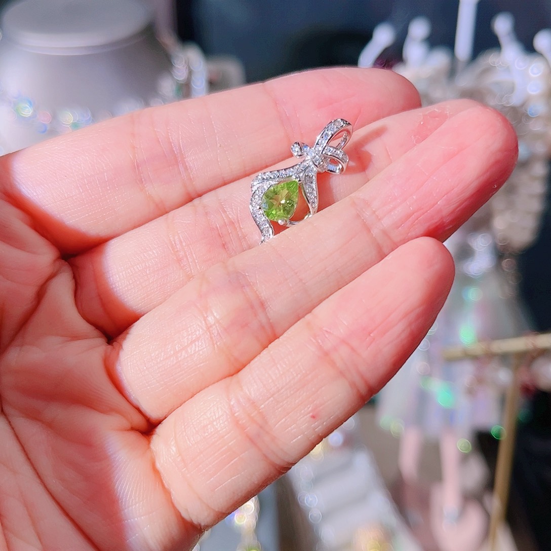 托帕石戒指银S925镶嵌