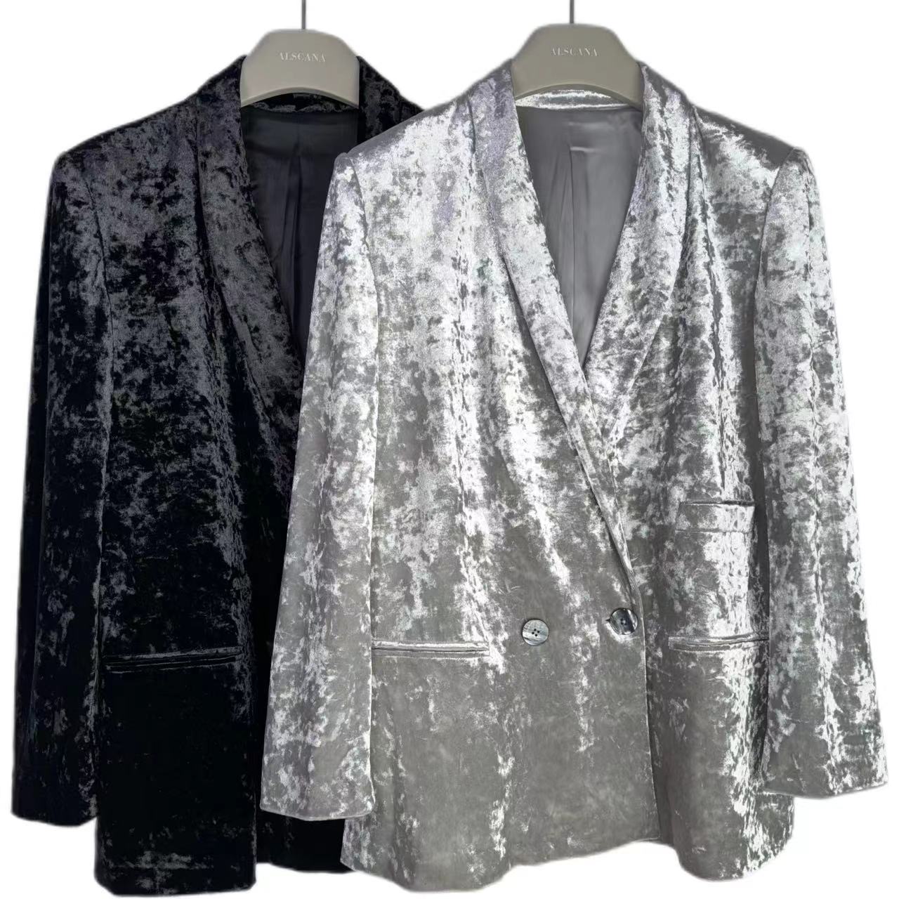 【九九专享】丝绒西装YT4192