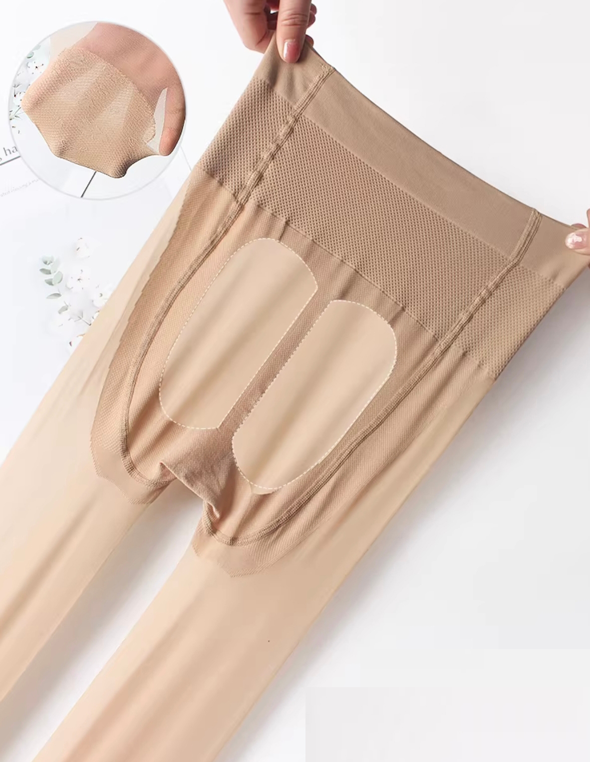 苹果款 防勾丝连裤袜薄款光腿神器打底裤袜 退货运费补贴6元