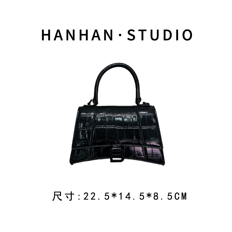 【尚恩CC】ZT-95018-黑武士 轻奢时尚复古气质百搭单肩腋下女包