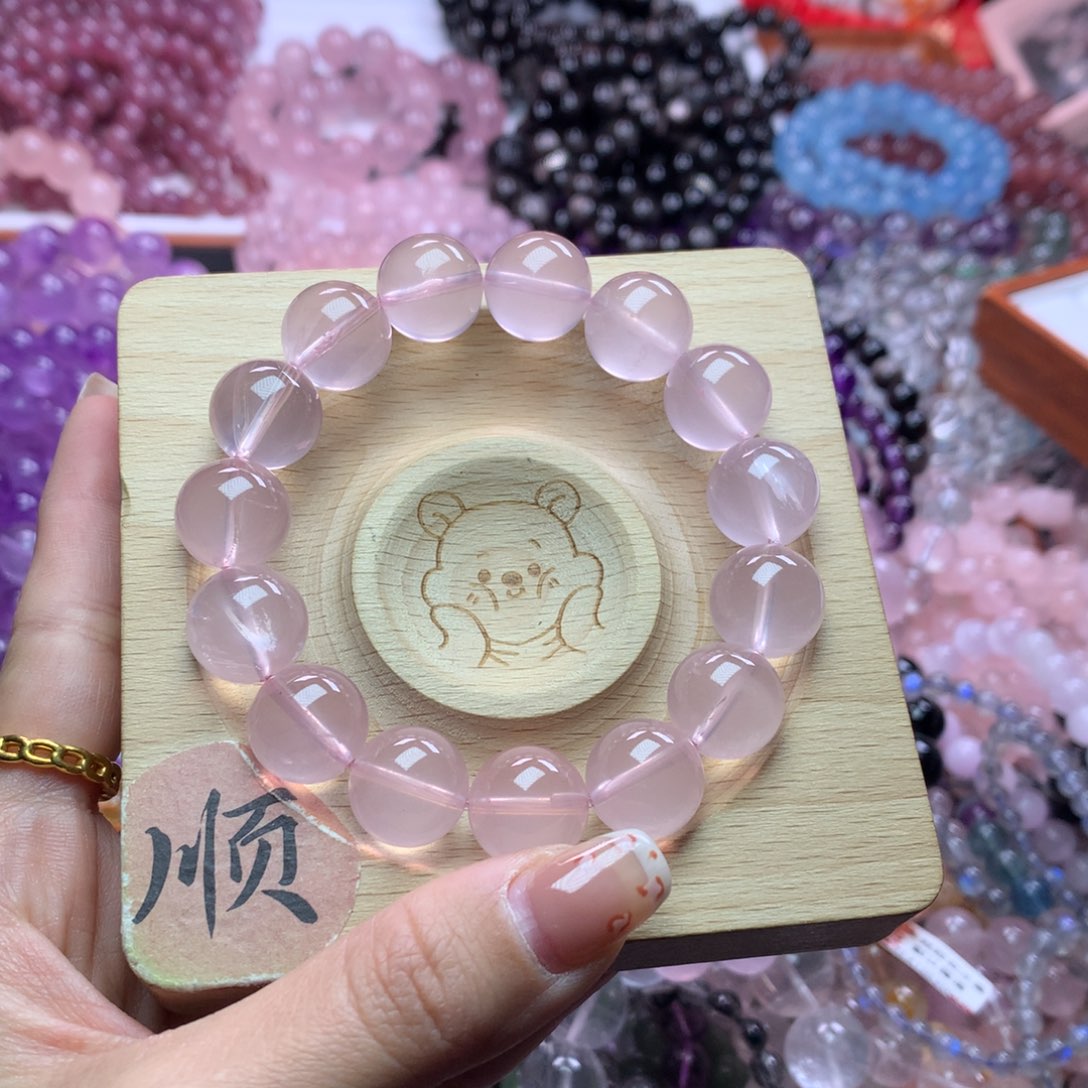 水晶手链未镶嵌覃*仙高品马粉卡14+