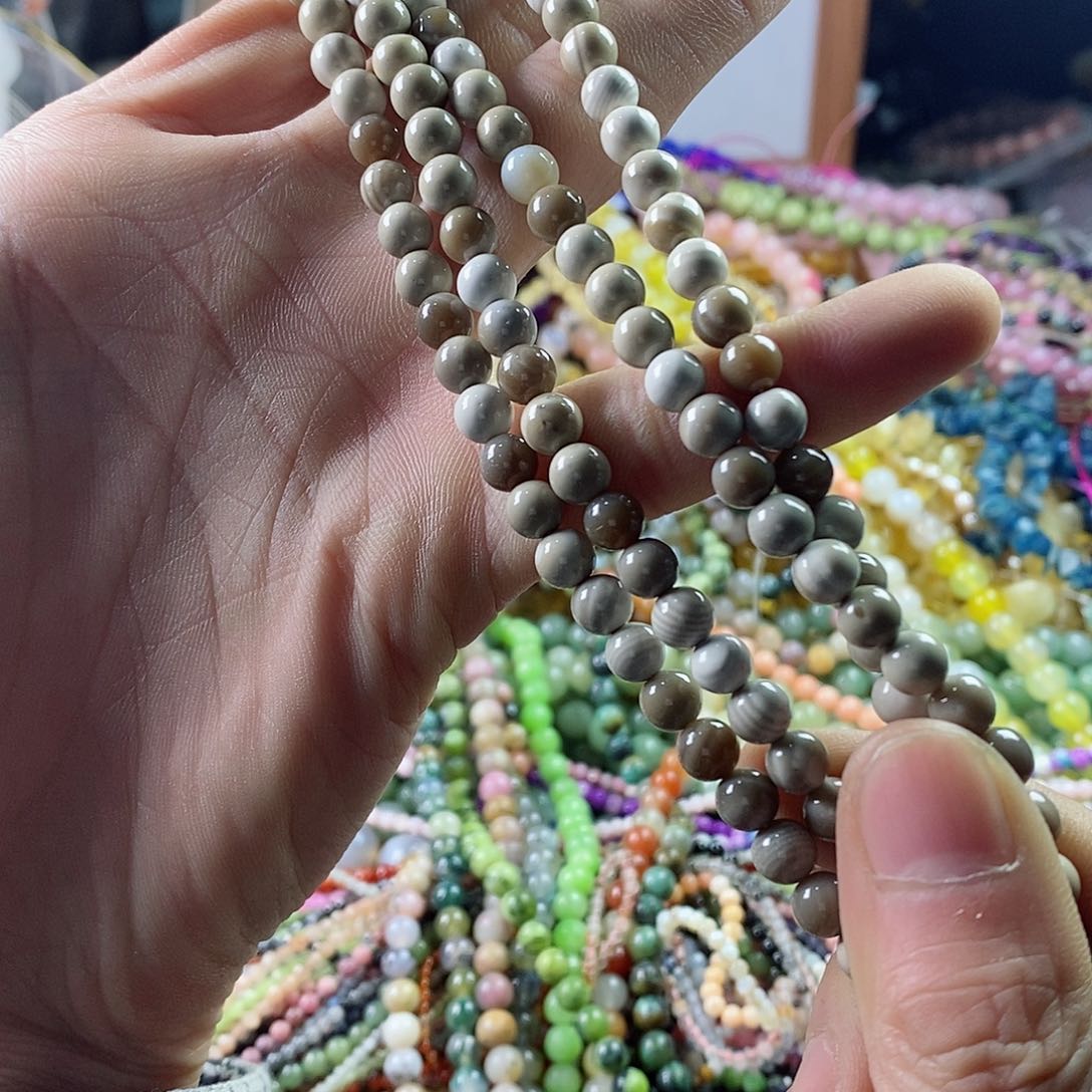 玛瑙/玉髓珠宝半成品未镶嵌两条打包C.540