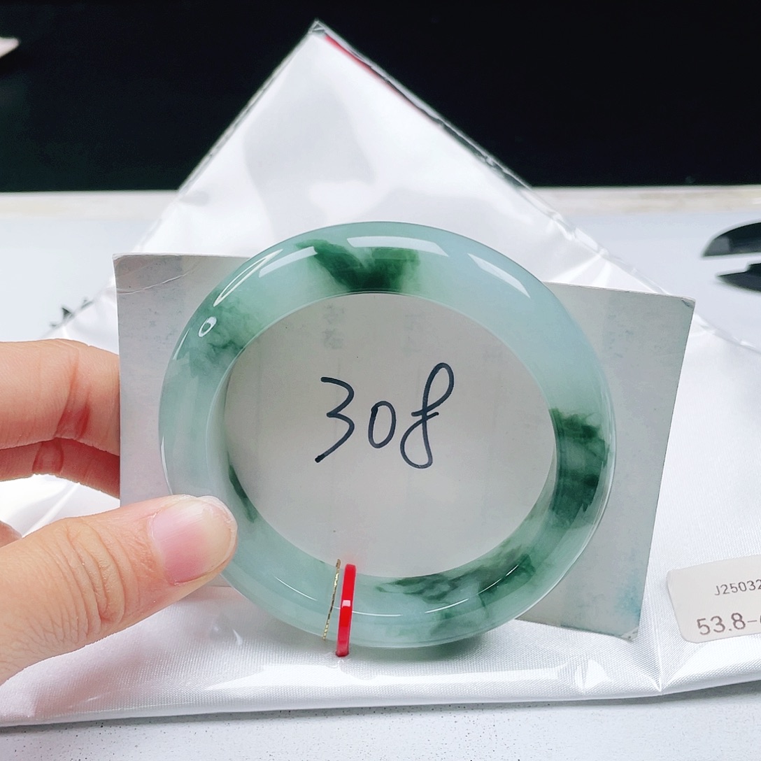 翡翠未镶嵌手镯53+正圈